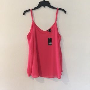 Torrid got pink double layer cami tank. Size 0